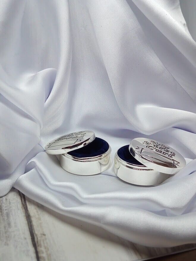 SILVER PLATED BABY'S FIRST CURL AND TOOTH GIFT SET BY JULIANA