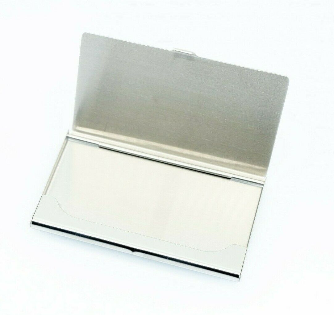 STAINLESS STEEL BUSINESS CARD HOLDER/CASE