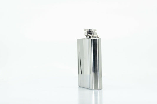 ENGRAVED HIP FLASK - STAINLESS STEEL