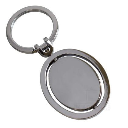 ROTATING OVAL KEYRING