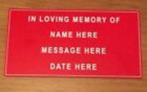 Memorial Plaques