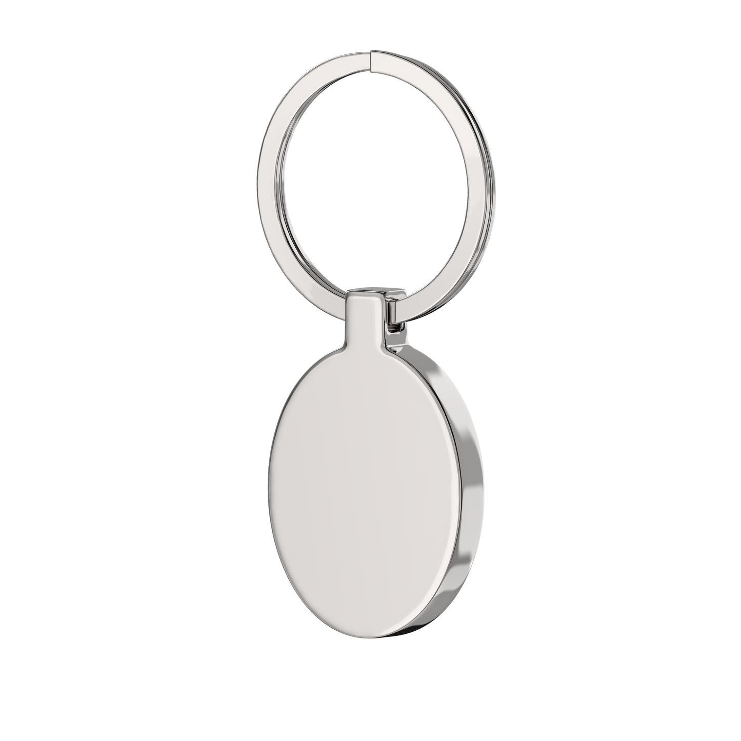 PREMIUM STAINLESS STEEL OVAL KEYRING