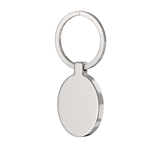 PREMIUM STAINLESS STEEL OVAL KEYRING