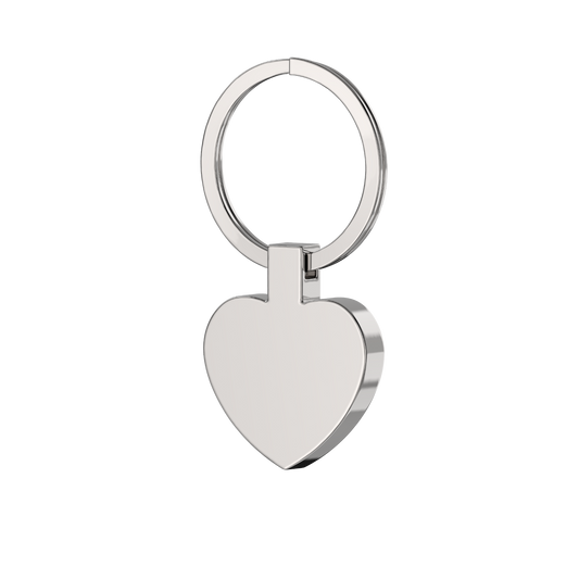 PREMIUM STAINLESS STEEL HEART KEYRING