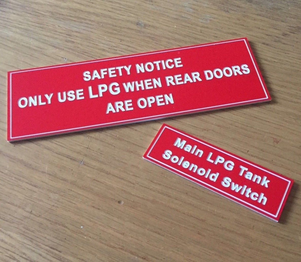 Engraved Signs - Small - Between 4" to 8"
