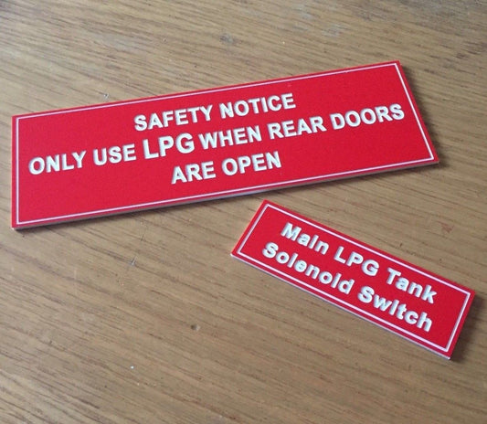 Engraved Signs - Small - Between 4" to 8"