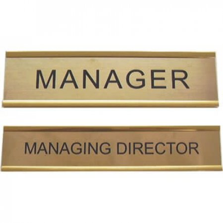 Office, Door and Desk Name Plates
