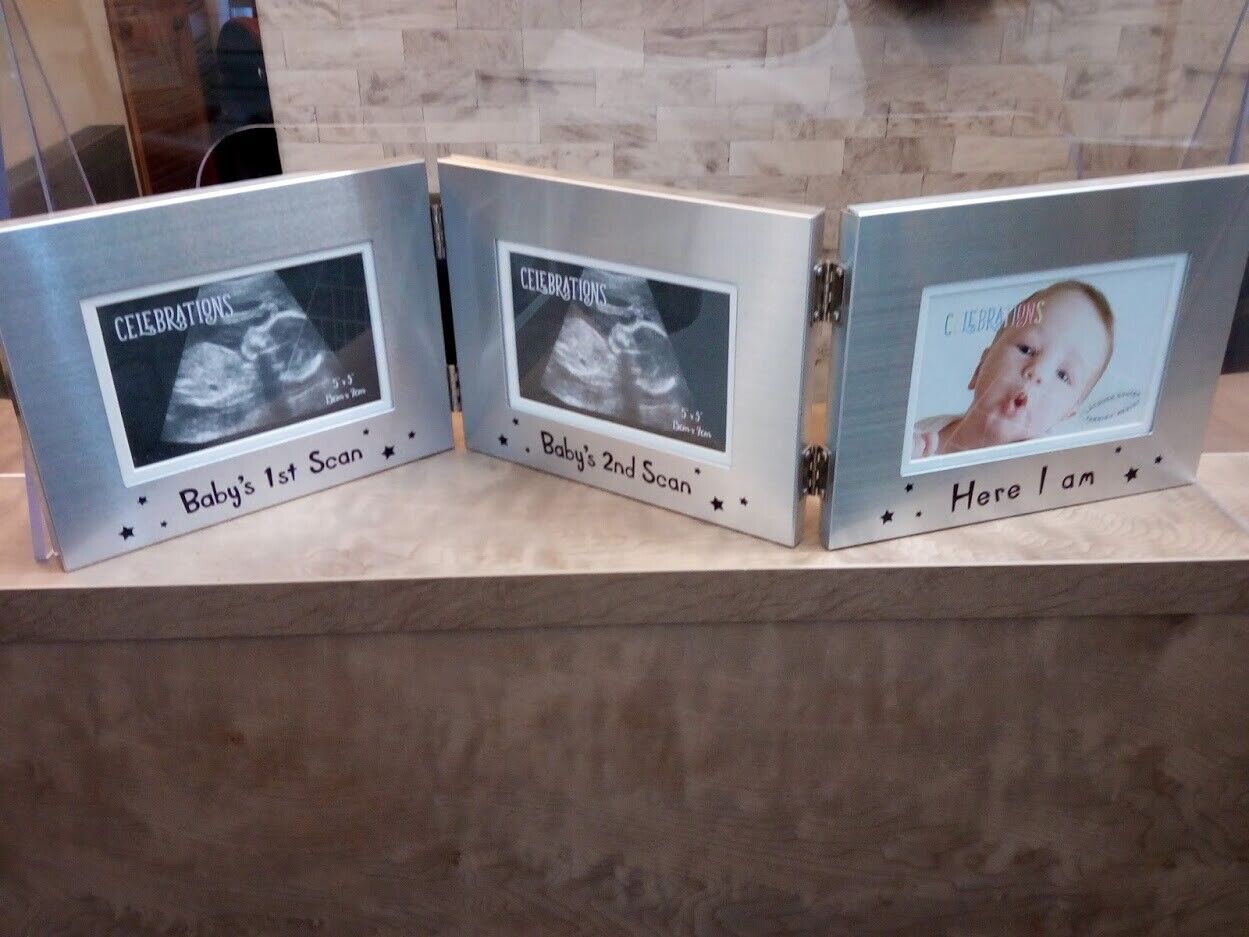 TRIPLE BABY SCAN FRAME BY JULIANA