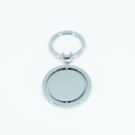 ROTATING ROUND KEYRING