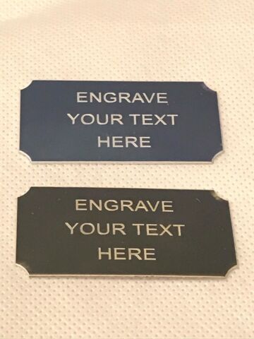 ENGRAVED TROPHY/AWARD PLAQUES - SCALLOPED EDGE